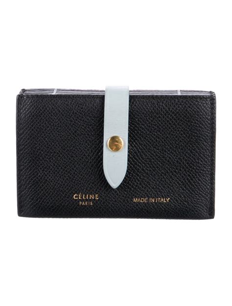 celine colorblock wallet